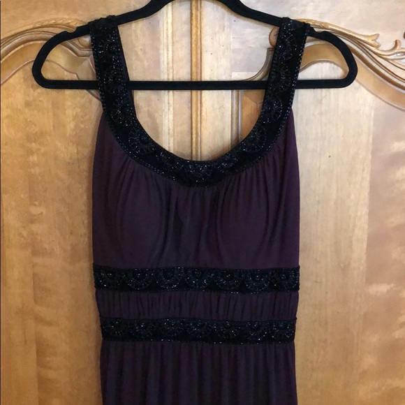 Talbots Grecian Style Gown with beading in Size 8 - Picture 3 of 8